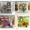 Linen-Like Digital Printed Cushion Cover